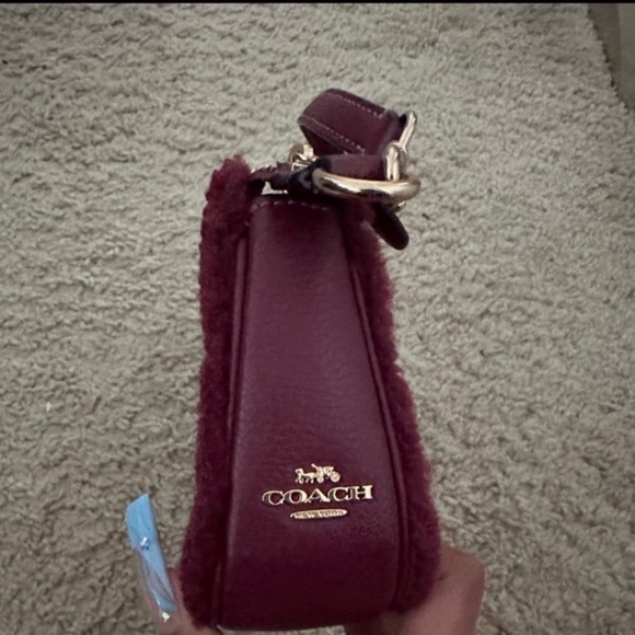 Shearling coach mini bag - Picture 3 of 5